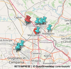 Mappa Via Madonna della Libera, 81010 Marcianise CE, Italia (7.08417)