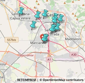 Mappa Via Madonna della Libera, 81010 Marcianise CE, Italia (3.31333)