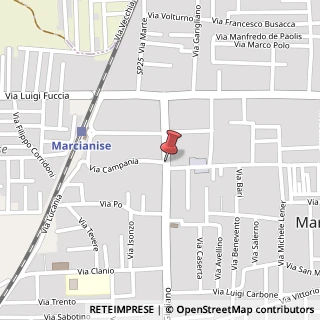 Mappa Via San Giuliano, n? 2, 81025 Marcianise, Caserta (Campania)