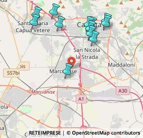 Mappa Via della Madonna Libera, 81025 Marcianise CE, Italia (4.8725)