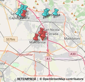 Mappa Via della Madonna Libera, 81025 Marcianise CE, Italia (4.43182)