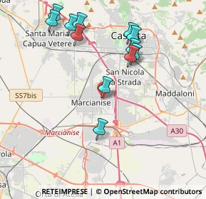 Mappa Via della Madonna Libera, 81025 Marcianise CE, Italia (4.5125)