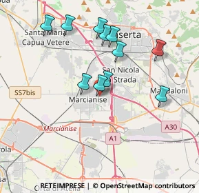 Mappa Via della Madonna Libera, 81025 Marcianise CE, Italia (3.76727)