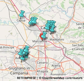 Mappa Via Madonna della Libera, 81025 Marcianise CE, Italia (7.42778)