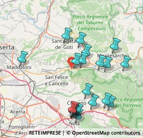 Mappa Via Pestantina, 82011 Forchia BN, Italia (8.969)