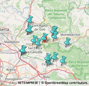 Mappa Via Pestantina, 82011 Forchia BN, Italia (6.6225)