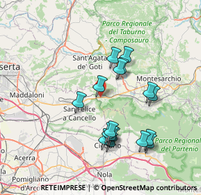 Mappa Via Pestantina, 82011 Forchia BN, Italia (7.37765)