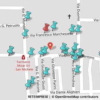 Mappa Via Francesco Marchesiello, 81025 Marcianise CE, Italia (0.084)