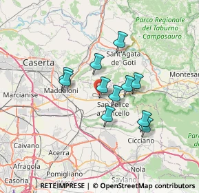 Mappa Via Diana, 81028 Santa Maria A Vico CE, Italia (5.58636)