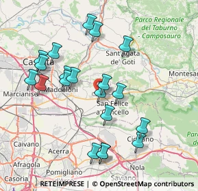 Mappa Via Diana, 81028 Santa Maria A Vico CE, Italia (8.2565)