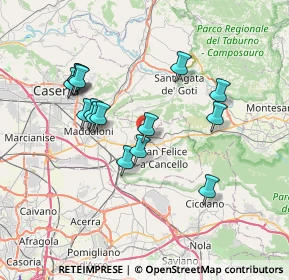 Mappa Via Diana, 81028 Santa Maria A Vico CE, Italia (7.19733)