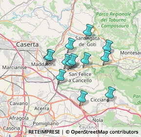 Mappa Via Diana, 81028 Santa Maria A Vico CE, Italia (5.41154)