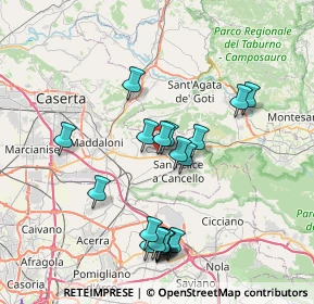 Mappa Via Diana, 81028 Santa Maria A Vico CE, Italia (8.0785)