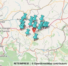 Mappa Via Villaggio Rinascita, 83040 Carife AV, Italia (9.7485)