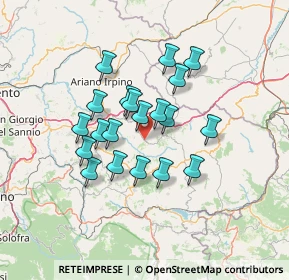 Mappa Via Villaggio Rinascita, 83040 Carife AV, Italia (11.589)