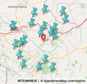 Mappa Via Villaggio Rinascita, 83040 Carife AV, Italia (9.1035)