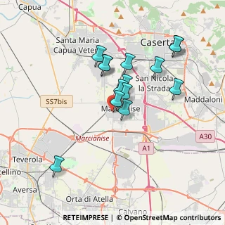 Mappa Via S. Giuliano, 81025 Marcianise CE, Italia (3.405)