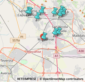 Mappa Via San Giuliano, 81025 Marcianise CE, Italia (4.42364)