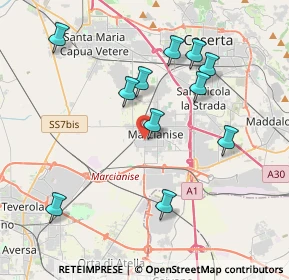 Mappa Via San Giuliano, 81025 Marcianise CE, Italia (4.19455)