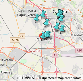 Mappa Via San Giuliano, 81025 Marcianise CE, Italia (4.2405)