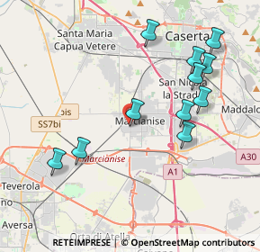 Mappa Via San Giuliano, 81025 Marcianise CE, Italia (4.40455)