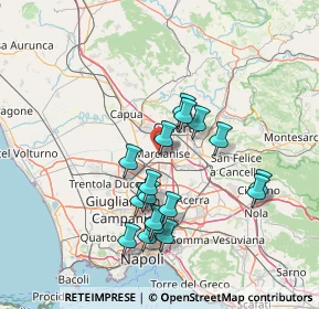 Mappa Via San Giuliano, 81025 Marcianise CE, Italia (14.14235)