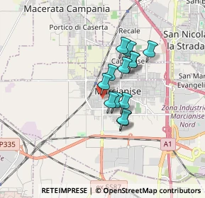 Mappa Via S. Giuliano, 81025 Marcianise CE, Italia (1.22308)