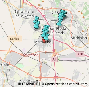 Mappa Via Alessandro Stradella, 81025 Marcianise CE, Italia (3.19)