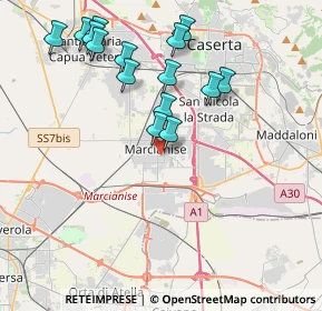 Mappa Via Alessandro Stradella, 81025 Marcianise CE, Italia (4.35733)
