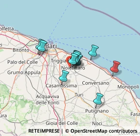 Mappa SP Cellamare, 70016 Noicattaro BA, Italia (8.77167)
