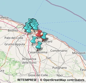 Mappa SP Cellamare, 70016 Noicàttaro BA, Italia (11.194)