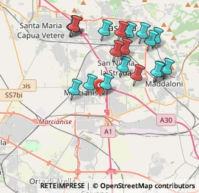 Mappa Strada Secondario Via Militella, 81025 Marcianise CE, Italia (4.12316)