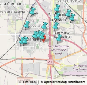 Mappa Strada Secondario Via Militella, 81025 Marcianise CE, Italia (1.79933)