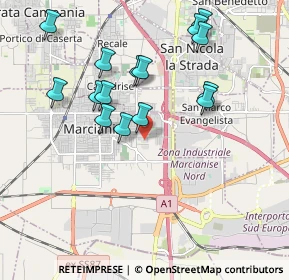 Mappa Strada Secondario Via Militella, 81025 Marcianise CE, Italia (2.02933)