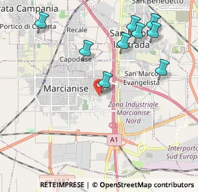 Mappa Strada Secondario Via Militella, 81025 Marcianise CE, Italia (2.78636)