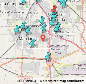 Mappa Strada Secondario Via Militella, 81025 Marcianise CE, Italia (2.403)