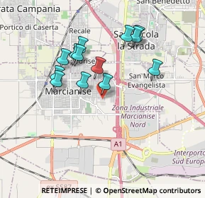 Mappa Strada Secondario Via Militella, 81025 Marcianise CE, Italia (1.74692)