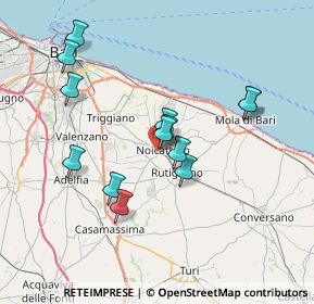 Mappa Contrada Calcare n, 70016 Noicattaro BA, Italia (7.11385)