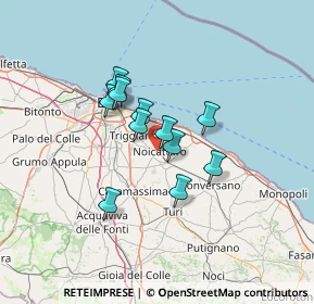 Mappa Contrada Calcare n, 70016 Noicattaro BA, Italia (10.23917)