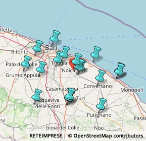 Mappa Contrada Calcare n, 70016 Noicattaro BA, Italia (14.33421)