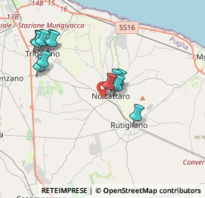 Mappa Contrada Calcare n, 70016 Noicattaro BA, Italia (4.11833)