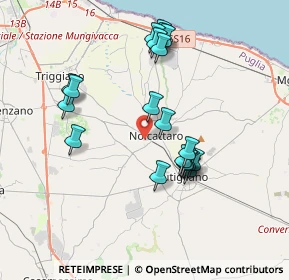 Mappa Contrada Calcare n, 70016 Noicattaro BA, Italia (3.7485)