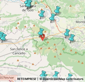 Mappa SP39, 82011 Forchia BN, Italia (6.92944)