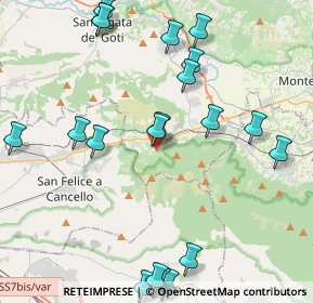 Mappa SP39, 82011 Forchia BN, Italia (5.4295)