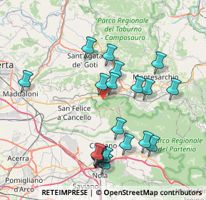 Mappa SP39, 82011 Forchia BN, Italia (8.4575)