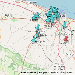 Mappa Via Palo, 70020 Binetto BA, Italia (10.321)