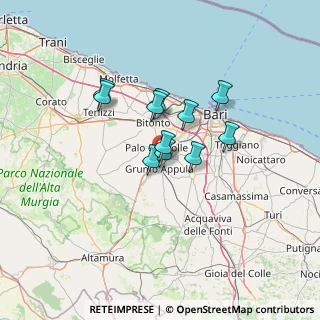 Mappa Via Palo, 70020 Binetto BA, Italia (9.91)