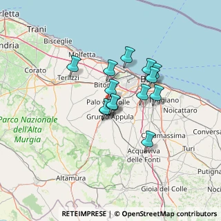 Mappa Via Palo, 70020 Binetto BA, Italia (10.40571)