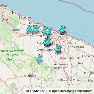 Mappa Via Palo, 70020 Binetto BA, Italia (9.37714)