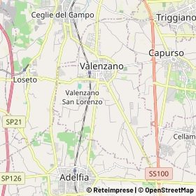 Mappa Valenzano